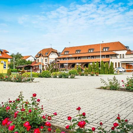 Hotel Rozsa Csarda Bungalow & Caravan Park 海杰什丘 外观 照片
